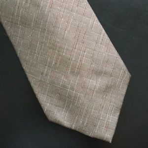 textured neutray brown-grey necktie